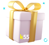 Receba seus bônus de boas-vindas no k55
